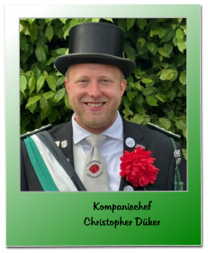 Kompaniechef Christopher Düker